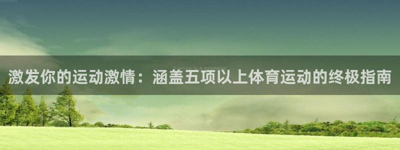 必发集团平台|激发你的运动激情：涵盖五项以上体育运动的终极指